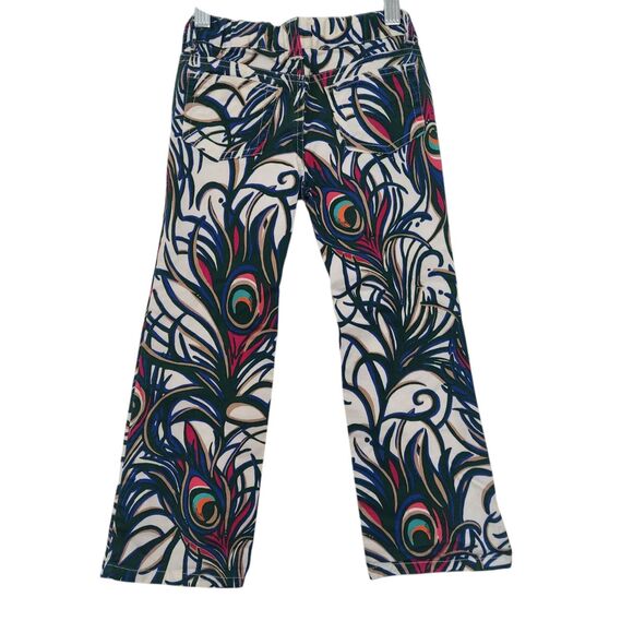Lilly Pulitzer Peacock Pants Girls Size 5 EUC - Picture 2 of 8
